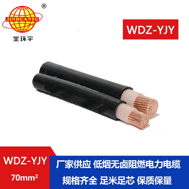 金环宇电线电缆 低压电力电缆WDZ-YJY 70平方 深圳