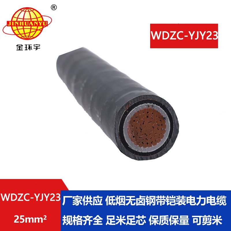 金环宇电缆 单芯电力电缆 铠装阻燃电缆WDZC-YJY